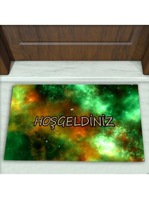 Colorix Carpet Modern Desenli Dekoratif Kapı Önü Paspası No: 1634