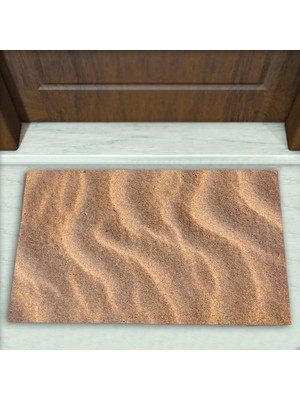 Colorix Carpet Kum Desenli Dekoratif Kapı Önü Paspası No: 1645