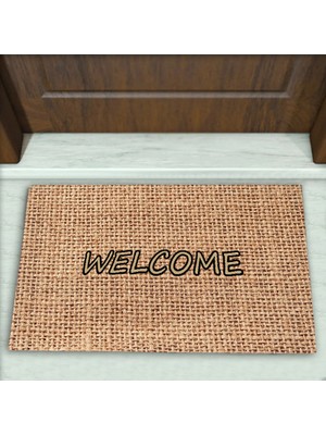 Hasır Desenli Dekoratif Kapı Önü Paspası No: 1361