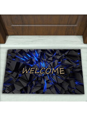 Üç Boyutlu (3d) Desenli Dekoratif Kapı Önü Paspası No: 1748