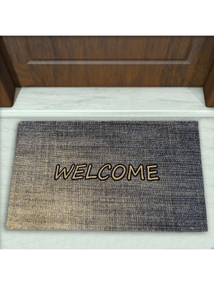 Modern Desenli Dekoratif Kapı Önü Paspası No: 1290