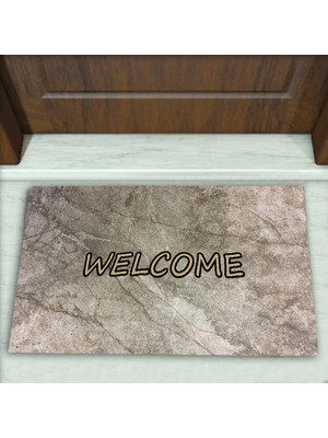 Taş Desenli Dekoratif Kapı Önü Paspası No: 1640