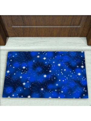 Yıldız Desenli Dekoratif Kapı Önü Paspası No: 1033