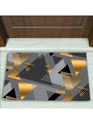 Geometrik Desenli Dekoratif Kapı Önü Paspası No: 1780