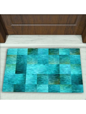 Geometrik Desenli Dekoratif Kapı Önü Paspası No: 1180