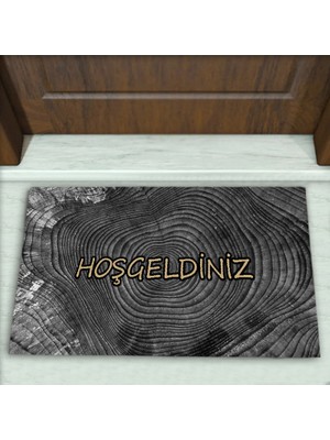 Sipiral Desenli Dekoratif Kapı Önü Paspası No: 1537