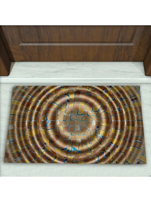 Modern Desenli Dekoratif Kapı Önü Paspası No: 1311