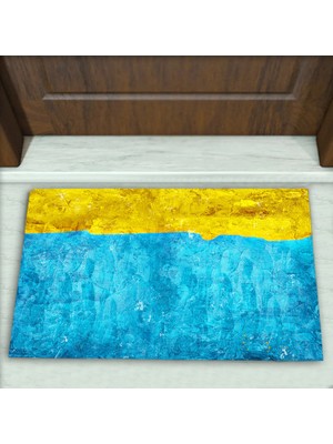 Modern Desenli Dekoratif Kapı Önü Paspası No: 1735