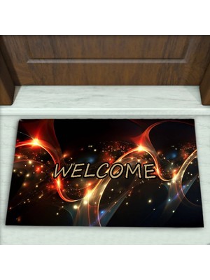 Modern Desenli Dekoratif Kapı Önü Paspası No: 1767