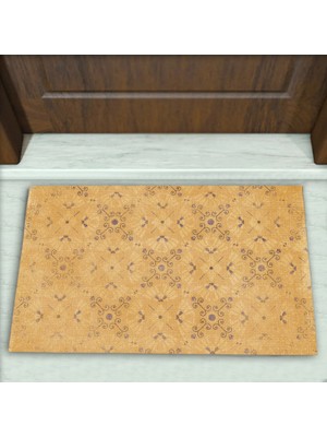 Colorix Carpet Modern Desenli Dekoratif Kapı Önü Paspası No: 1135