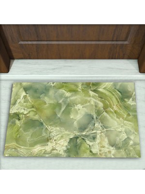 Mermer Desenli Dekoratif Kapı Önü Paspası No: 1736