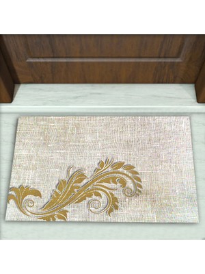 Çiçek Desenli Dekoratif Kapı Önü Paspası No: 1162