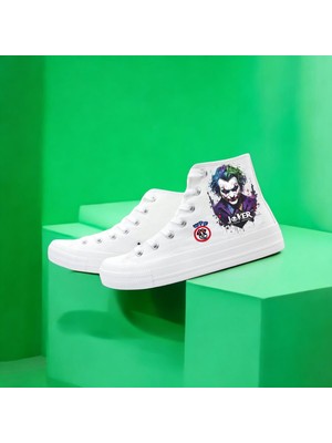 Amazoon Desing Maske Baskılı Sneaker Çocuk Spor Ayakkabı