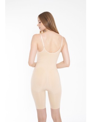 TECHNO 8Q Bel Bacak Göğüs Basen Toparlayıcı Inceltici Shapewear Tüm Vücut Korsesi Tam Boy Korse