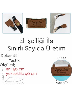 Miaju Diş Motifli, Dişçilere, Dentistlere, Diş Doktorlarına Özel Ev ve Muayenehane Için, Isme Özel Yastık