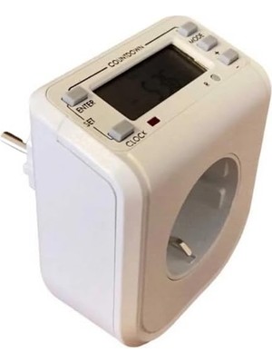 Store CT-9182 Dijital Zaman Saati, 3680 W, Beyaz