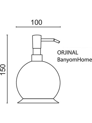 Çelik Banyo Paslanmaz Komple Pirinç Küre Metal Sıvı Sabunluk