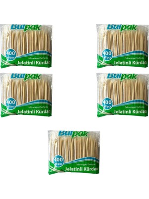 Burpak Jelatinli Kürdan 400 Adetlik 5 Paket Kullan At Ürünler Standart Boy