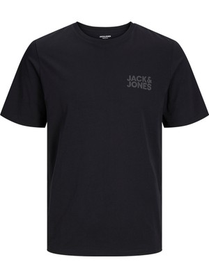 Jack & Jones Yazılı Erkek Bisiklet Yaka Tişört 12151955