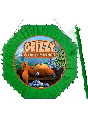 Grizzy The Lemmings Pinyata 42 cm + Sopası