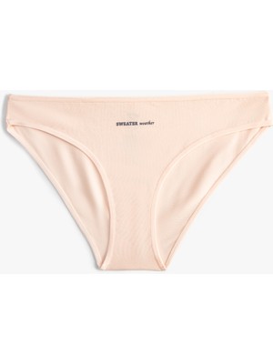 Koton Brief Pamuklu Külot Baskı Detaylı