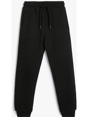 Koton Basic Jogger Eşofman Altı Beli Bağlamalı