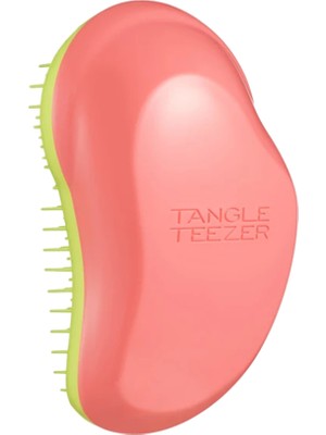 Tangle Teezer Original Salmon Pink Yellow Düz ve Kıvırcık Saçlar için Saç Fırçası-Tarak