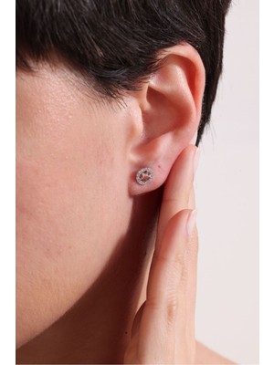 Silvano Jewelry 925 Ayar Gümüş Yıldızlı Minik Küpe