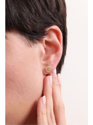 Silvano Jewelry 925 Ayar Gümüş Yıldızlı Minik Küpe