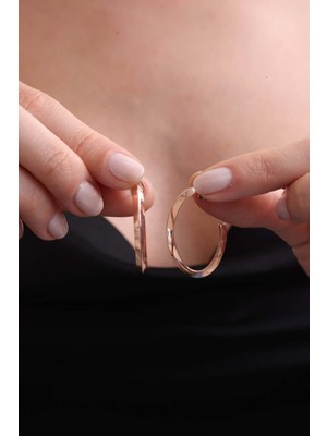 Silvano Jewelry 925 Ayar Gümüş Halka Küpe