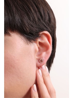 Silvano Jewelry 925 Ayar Gümüş Yıldızlı Minik Küpe