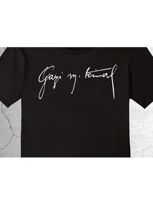 BUMETA Gazi Mustafa Kemal Imza Atatürk Tişört Çocuk T-Shirt