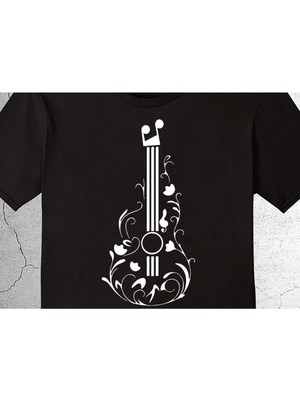 BUMETA Gitar Guitar Solo Müzik Müsic Enstürman Tişört Çocuk T-Shirt