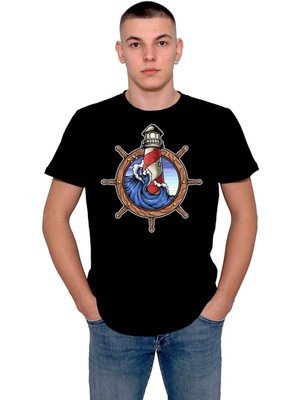 BUMETA Dümen Deniz Feneri Kaptan Captain Tişört  T-Shirt
