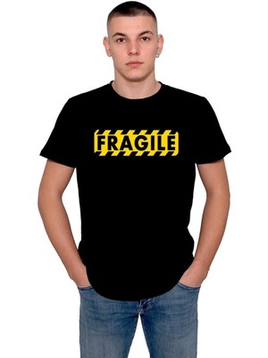 BUMETA Kırılabilir Fragile Kalbim Kırıldı Tişört  T-Shirt