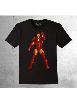 BUMETA Iron Man Demir Adam Avengers Yenilmezler Tony Stark Tişört Çocuk T-Shirt