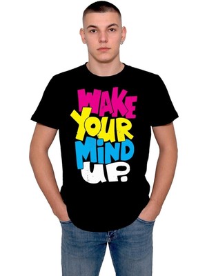 BUMETA Wake Your Mind Up Aklını Uyandır Tişört  T-Shirt