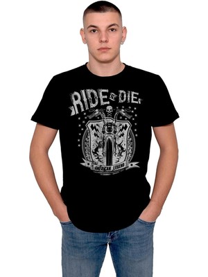 BUMETA Harley Ride Or Die Custom Motorcycle American Legend Tişört  T-Shirt