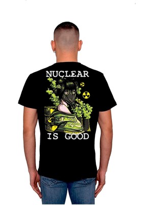 BUMETA Nuclear Bomb Girl Nükleer Tehlikeli Danger Tişört  T-Shirt