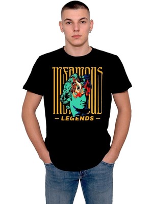 BUMETA Legends Infamuos Tablo Heykel Tişört  T-Shirt