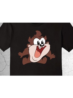 BUMETA Taz Mania Tazmanya Canavarı Monster Çizgi Film Tişört Çocuk T-Shirt