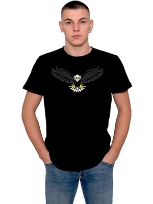 BUMETA Kartal Kara Kartal Çarşı Eagle Tişört  T-Shirt