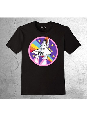 BUMETA Uzay Cosmos Uzay Gemisi Space Tişört Çocuk T-Shirt