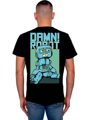 BUMETA Damn Robot Robotic Machine Cry Tişört  T-Shirt