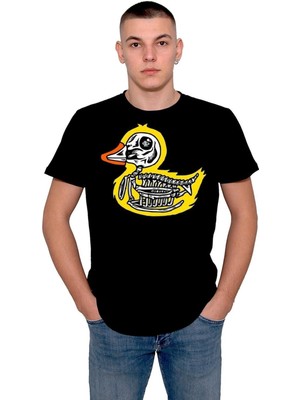 BUMETA Ördek Iskelet Kemik Duffy Tişört  T-Shirt