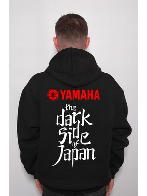 BUMETA Yamaha Dark Side Japan Japanese Motosport's Racing Yarış Sweatshirt  Kapüşonlu Hoodie