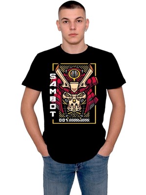 BUMETA Samurai Sambot Robot Head Tişört  T-Shirt