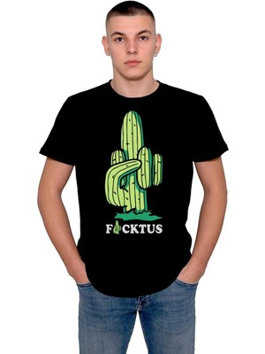 BUMETA Fcktüs Kaktüs Argo Orta Parmak Tişört  T-Shirt