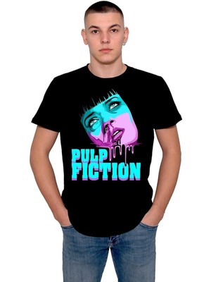 BUMETA Pulp Fiction Bilim Kurgu Film Tişört  T-Shirt