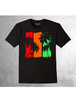 BUMETA Palmiye Yaz Summer Deniz Kum Güneş Holiday Tişört Çocuk T-Shirt